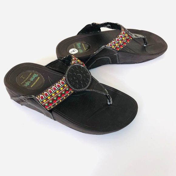 skechers tone up flip flops